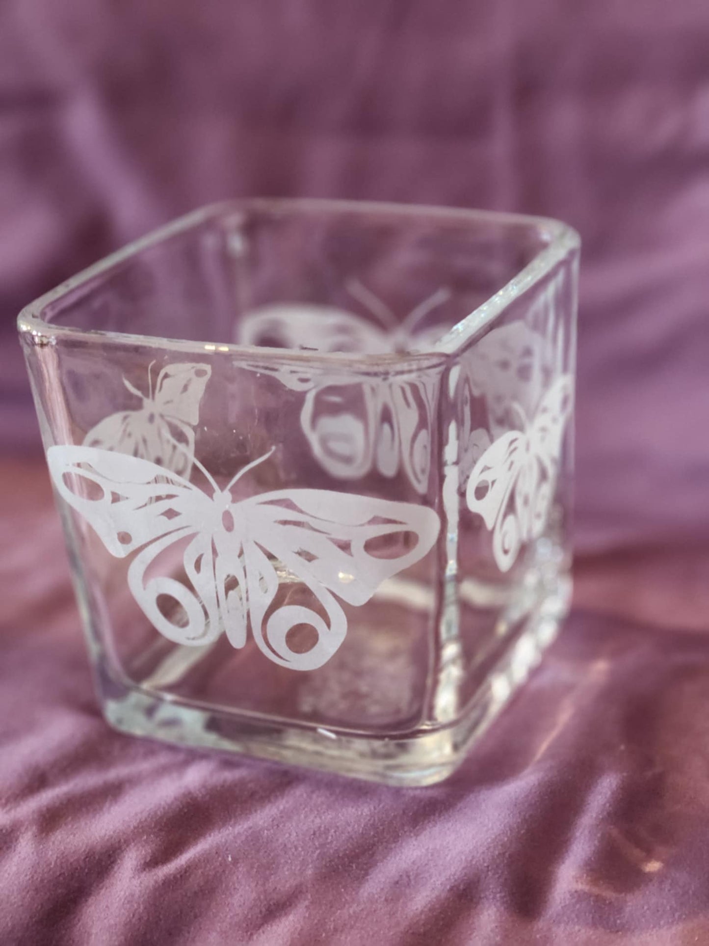 Square Vases and Tealights