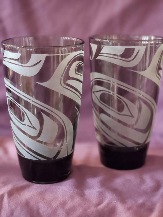 Alano Edzerza Formline Design Water Glasses