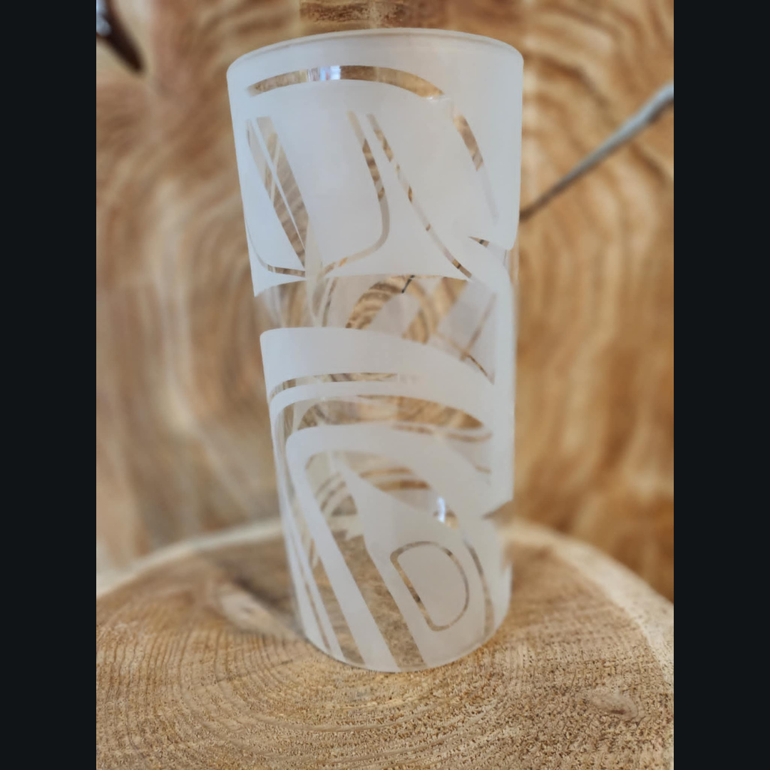 Sandblasted Vases