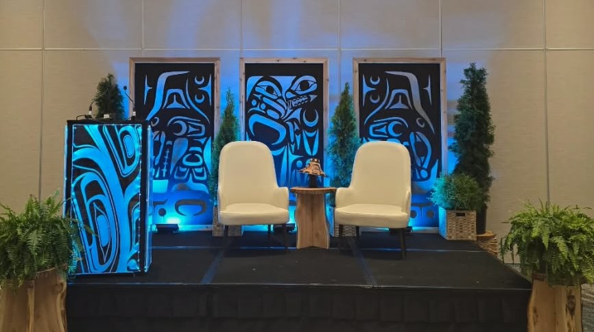 AFOA Gathering stage at the Pinnacle Hotel Vancouver