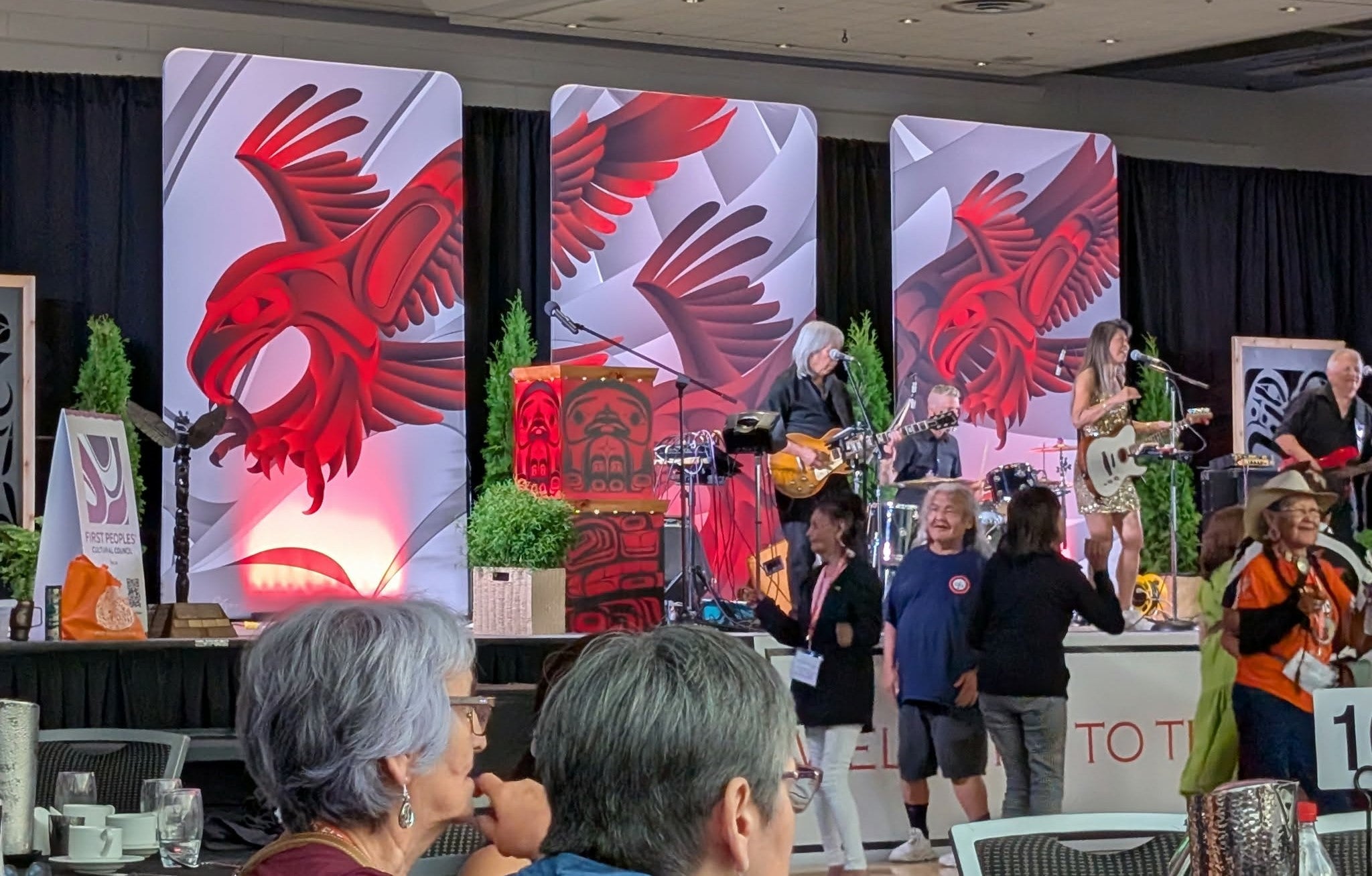 Performance stage at the BC Elders Gathering