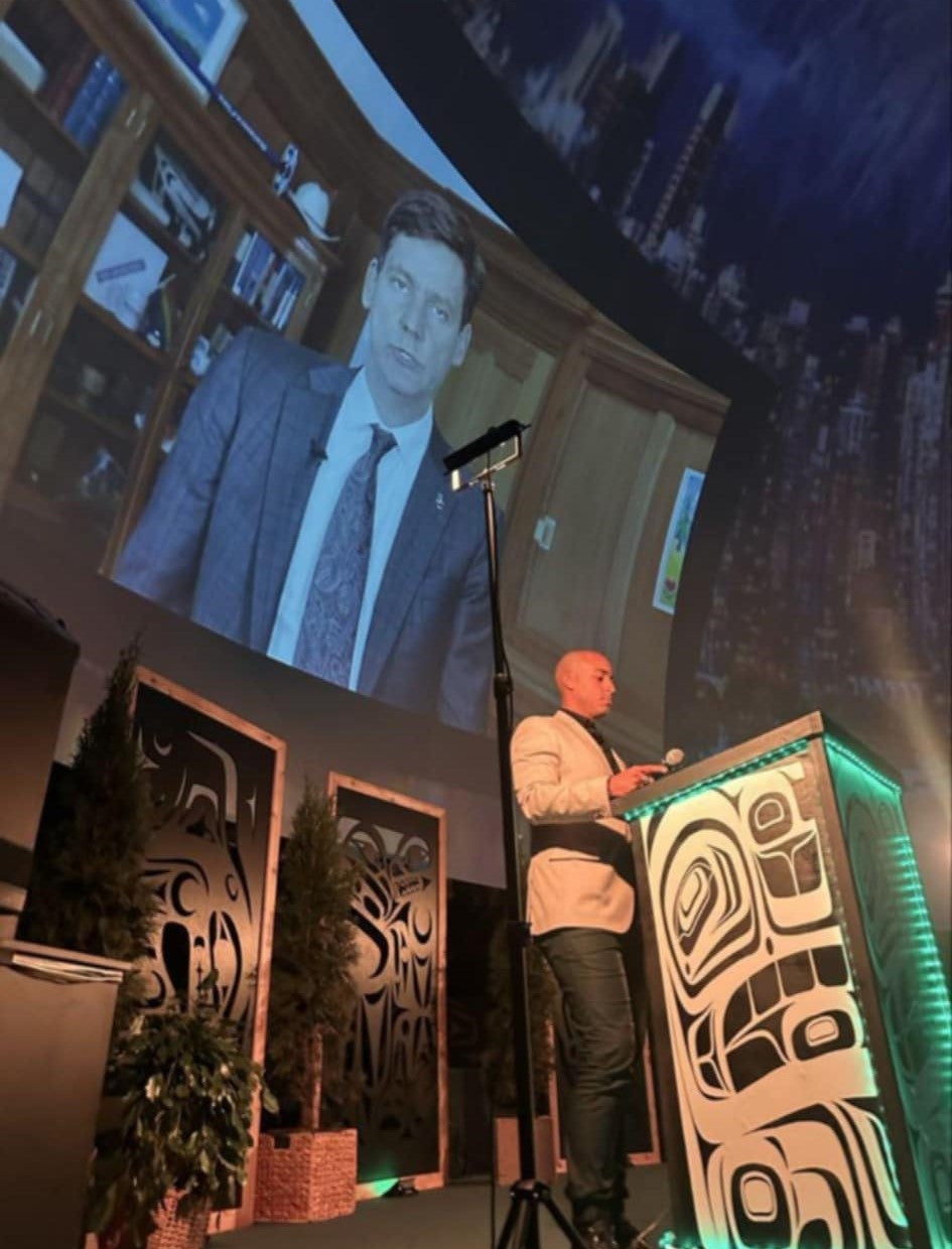 Indigenomics IMPACT stage at the H.R. MacMillan Space Centre