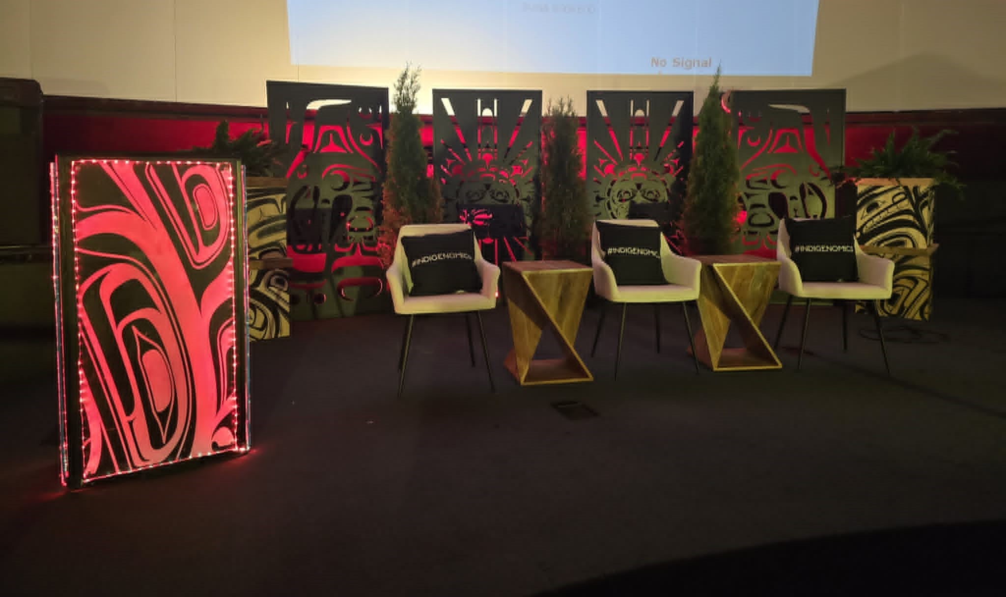 Indigenomics IMPACT stage at the H.R. MacMillan Space Centre
