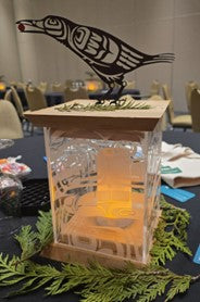 Raven and the Sun table centrepiece