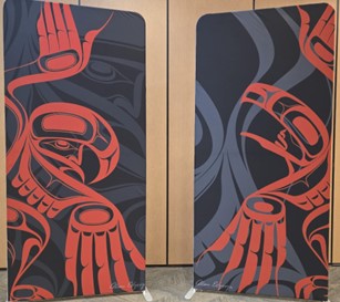 Raven and Eagle Dancer panels