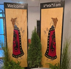 Sacred Ladies Welcome panels